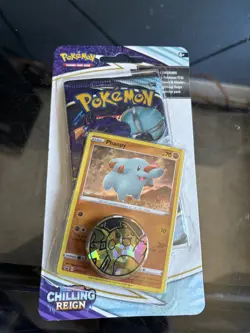 Pokemon TCG: Sword & Shield: Chilling Reign Single Pack Blister Phanpy PROMO! - Image 1