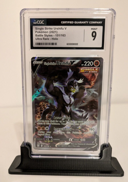 Pokemon CGC 9 - Single Strike Urshifu V - Battle Styles 151/163 Ultra Rare - Image 1