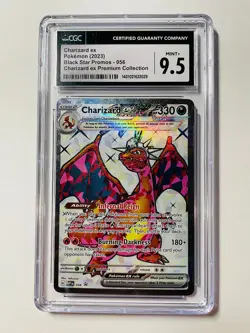 CGC 9.5 Charizard EX 056 SVP Black Star Promo Pokemon 2023 Premium Collection - Image 1