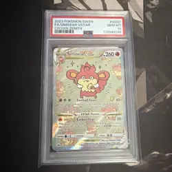 2023 Pokemon Sword And Shield Crown Zenith Simisear VSTAR #GG37 Full Art PSA 10 - Image 1