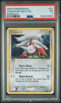 2005 Pokemon EX Emerald Swellow Reverse Foil #41 PSA 1 PR - Image 1