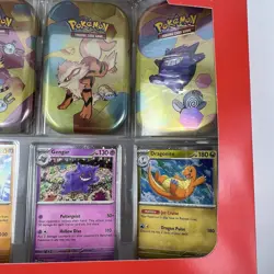 Pokemon TCG 151 Mini Tins 4 Pack + 4 Promos NIB Sealed Sams Club Exclusive NEW - Image 3