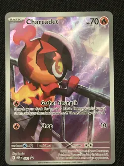 Pokemon TCG Charcadet 022 Promo MEP Black Star NM Phantasmal Flames ETB - Image 1