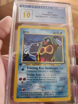 (POP 12) CGC 10 PRISTINE Pokemon 1st Edition Neo Revelation Jynx 31/64 - Image 2