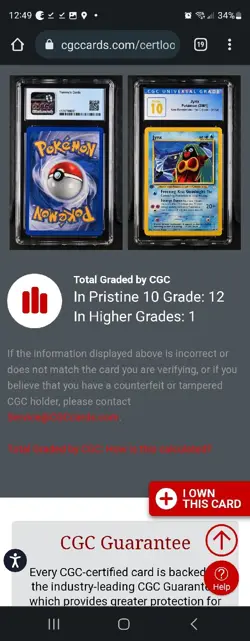 (POP 12) CGC 10 PRISTINE Pokemon 1st Edition Neo Revelation Jynx 31/64 - Image 4