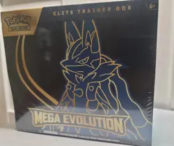 Pokemon TCG Mega Evolution Lucario ETB Elite Trainer Box - New Sealed - Image 1