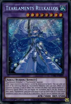 Tearlaments Rulkallos 1st Edition Secret Rare DABL-EN039 Yu-Gi-Oh! - Image 1