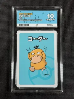 ACE 10 Psyduck OLD MAID Japanese Pokemon Card Pokemon Center Exclusive GEM MINT - Image 1