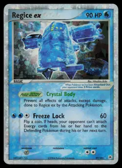 Regice EX - 97/101 - Pokemon Card Ex Hidden Legends Holo Ultra Rare - MP - Image 1