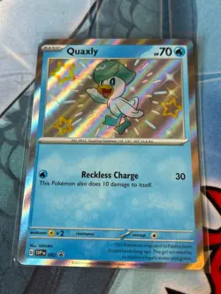 Pokemon Quaxly 082 Sv: Scarlet & Violet Promo Cards Holo NM - Image 1