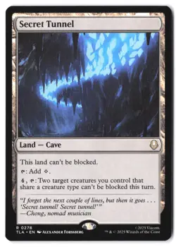Secret Tunnel 278 MTG Avatar TLA NM - Image 1