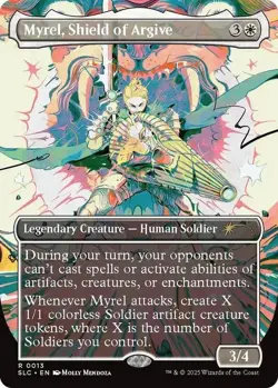 Myrel, Shield of Argive --Secret Lair MTG Encyclopedia Of Magic- NON-FOIL (0013) - Image 1