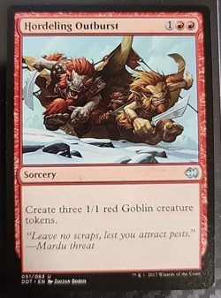 MTG Magic the Gathering Hordeling Outburst (51/66) DD Merfolk vs. Goblins - Image 1