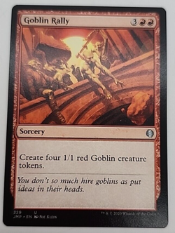 MTG Magic the Gathering Goblin Rally (329/496) Jumpstart - Image 1