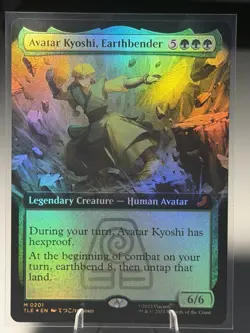 Magic: The Gathering Extended Art Foil Avatar Kyoshi, Earthbender 0201 - Image 1