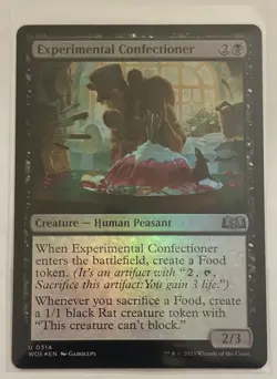 MTG Experimental Confectioner - Wilds of Eldraine NM - FOIL - Image 1
