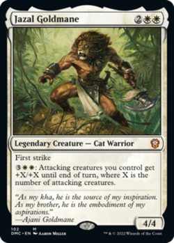 Near Mint, English - 2 x MTG Jazal Goldmane Commander: Dominaria United - Image 1