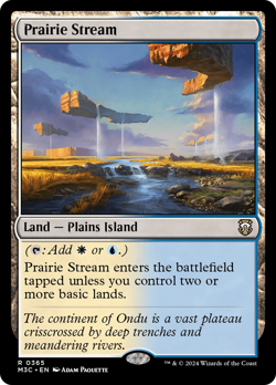 Prairie Stream #365 | Near Mint | Modern Horizons 3 Commander Magic MTG - Image 1