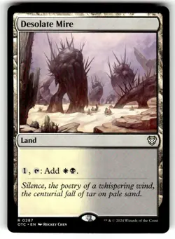 Desolate Mire Commander: Outlaws of Thunder Junction Regular MTG - Image 1