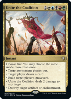 Near Mint, English - 1 x MTG Unite the Coalition Commander: Dominaria United - Image 1