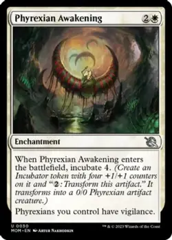 Hero Deal, English - 4 x MTG Phyrexian Awakening March of the Machine - Image 1