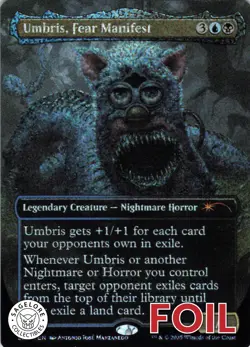 MTG Umbris, Fear Manifest (Confetti Foil) (2339) | NM Foil | Secret Lair {SLD} - Image 1