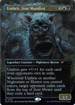 MTG Umbris, Fear Manifest (Confetti Foil) (2339) | NM Foil | Secret Lair {SLD} - Image 2