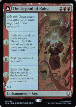 MTG The Legend of Roku (145) | NM Foil | Avatar: The Last Airbender {TLA} - Image 2