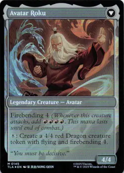 MTG The Legend of Roku (145) | NM Foil | Avatar: The Last Airbender {TLA} - Image 3