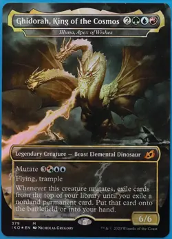 Ghidorah, King of the Cosmos Illuna, Apex of Wishes (Godzilla) FOIL NM 508104 - Image 1