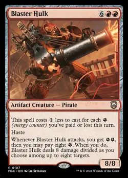 Near Mint, English - 2 x MTG Blaster Hulk Commander: Modern Horizons 3 - Image 1