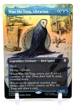 MTG: Avatar: The Last Airbender: Wan Shi Tong, Librarian (BORDERLESS) (FOIL) - Image 1