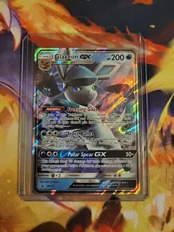 Pokemon TCG Glaceon GX SM147 Sun & Moon Promos Black Star Promo Holo Card - Image 1