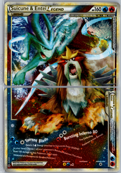 ULTRA RARE Suicune & Entei Legend Set 94/95 Pokemon Holo HGSS Unleashed - NM - Image 1