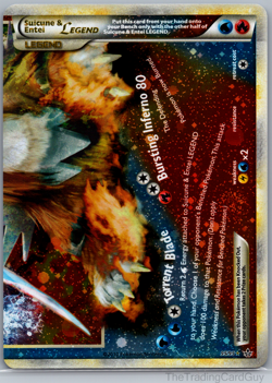 ULTRA RARE Suicune & Entei Legend Set 94/95 Pokemon Holo HGSS Unleashed - NM - Image 4
