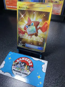 Pokemon TCG Rotom Dex Gold (Secret) 159/149 SM Base Set Holo - Image 2