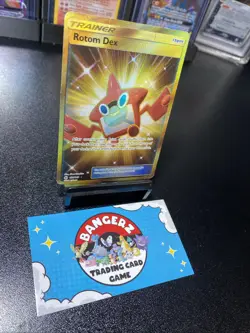 Pokemon TCG Rotom Dex Gold (Secret) 159/149 SM Base Set Holo - Image 3