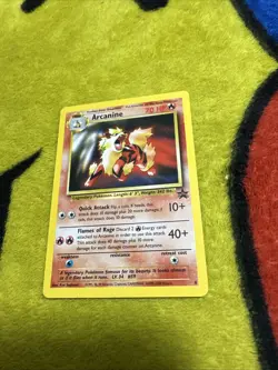 Pokemon Wotc Black Star Promo Arcanine #6 MP/P - Image 1