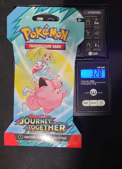 Heavy! 32.8g Pokemon Journey Together Sleeved Booster Pack Factory Sealed - Image 1