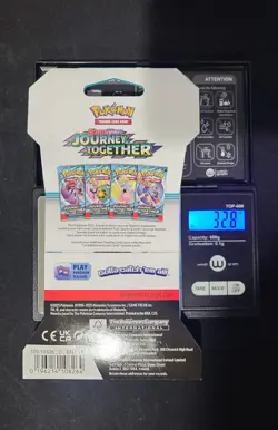 Heavy! 32.8g Pokemon Journey Together Sleeved Booster Pack Factory Sealed - Image 2