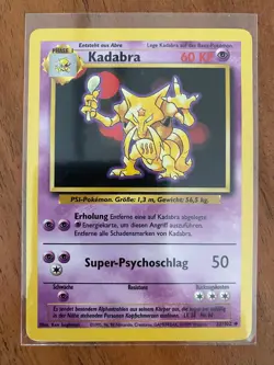 Pokemon · Kadabra · Basis-Set · 32/102 · Deutsch · 1999 · Karte · BS 32 - Image 1