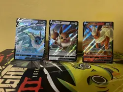 Eevee Evolutions V Promo Complete SWSH 9 Card Set Eeveelutions Pokemon TCG NM - Image 3