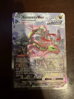 Pokemon TCG Rayquaza VMAX Evolving Skies Alternative Art 218/203 NO REFUNDS - Image 1