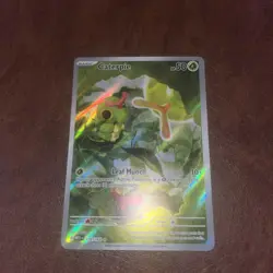 Pokemon TCG Caterpie 172/165 Scarlet & Violet 151 Illustration Rare - Image 2