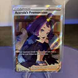 Pokemon TCG Acerola's Premonition TG24/TG30 Brilliant Stars Ultra Rare NM - Image 1