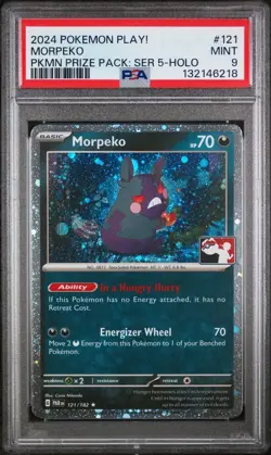 2024 Pokemon Play! Morpeko Pokemon Prize Pack Series 5 PSA 9 - Image 1