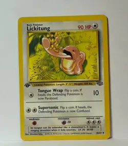 1999 Pokemon Lickitung 1st Edition Jungle 38/64 - Image 1