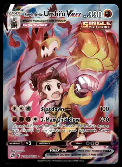 Pokemon TCG Brilliant Stars #TG19/TG30 Single Strike Urshifu VMAX NM - Image 1