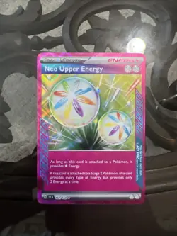 Neo Upper Energy 162/162SV05: Temporal Forces Ace Spec Holo Pokemon TCG - Image 2