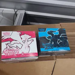 Pokemon Center Black Bolt and White Flare Elite Trainer Box ETB Bundle - Image 1